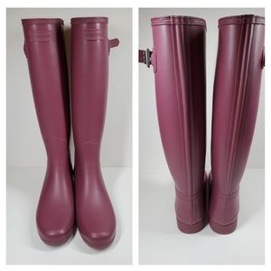 Hunter Original Tall Refined Purple Rain Boots
